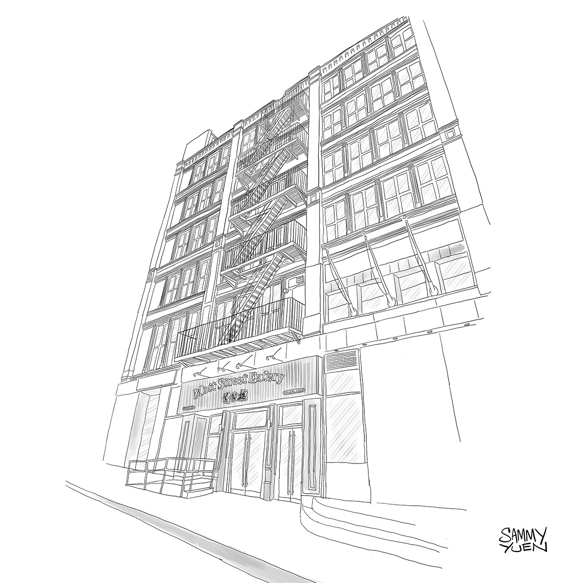 Mott Street Eatery Sammy Yuen Art and Action Mott Street Eatery Sammy Yuen Art and Action